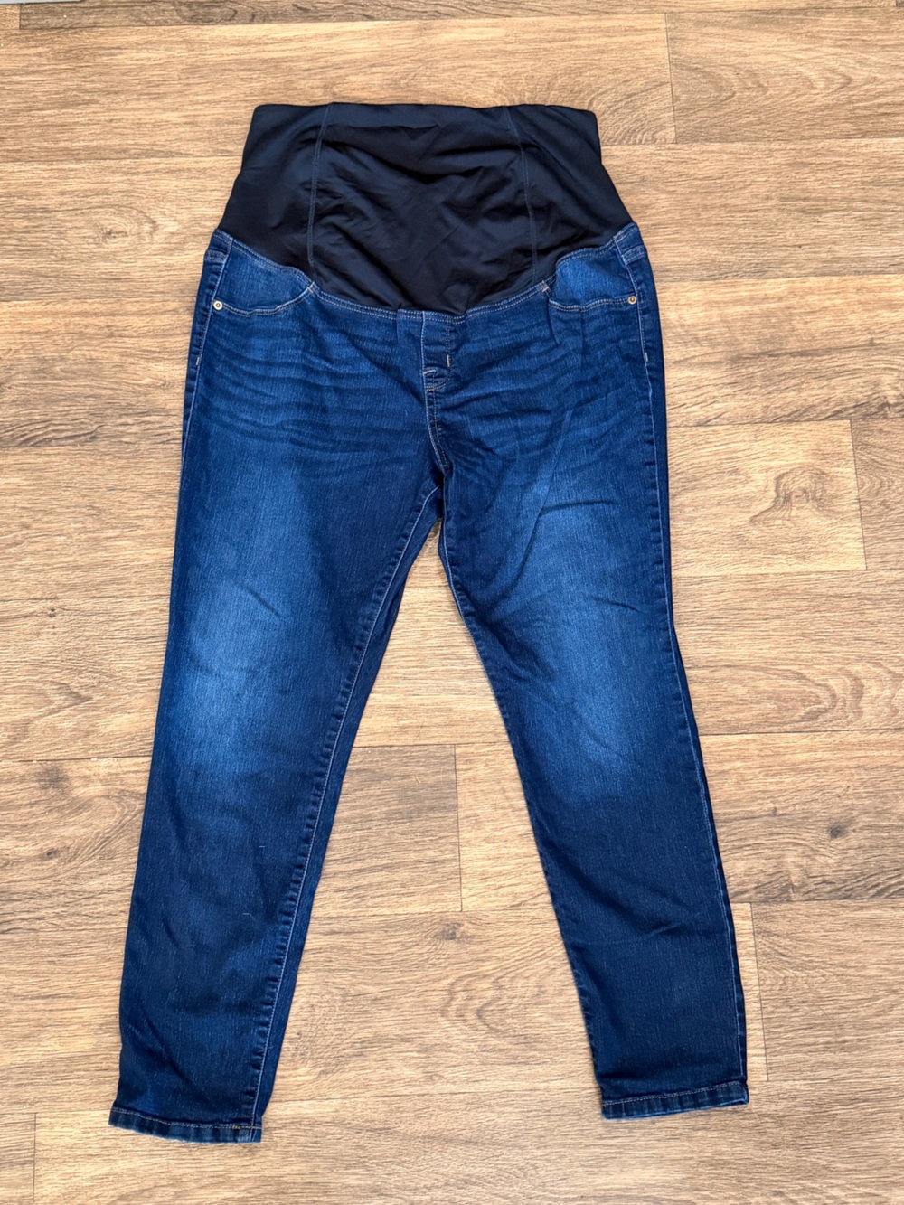 Isabel Maternity by Ingrid & Isabel Slim Dark Blue Jeans